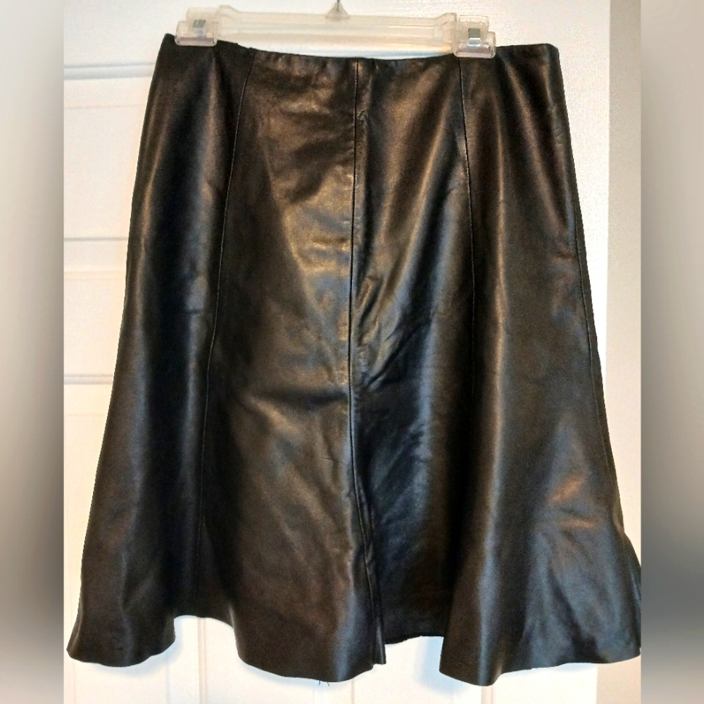 Black Leather Skirt
